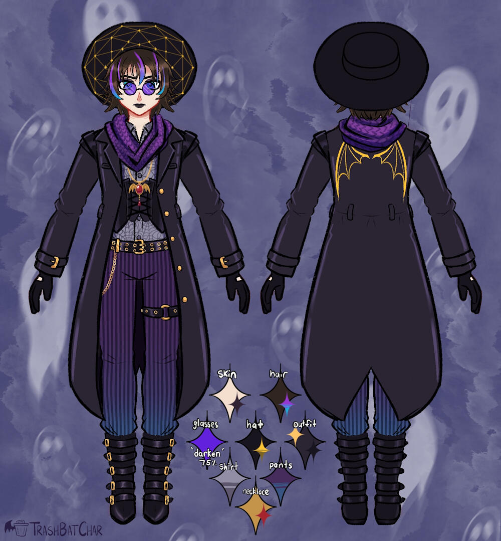 Goth Style Outfit Design by Trash Bat Char